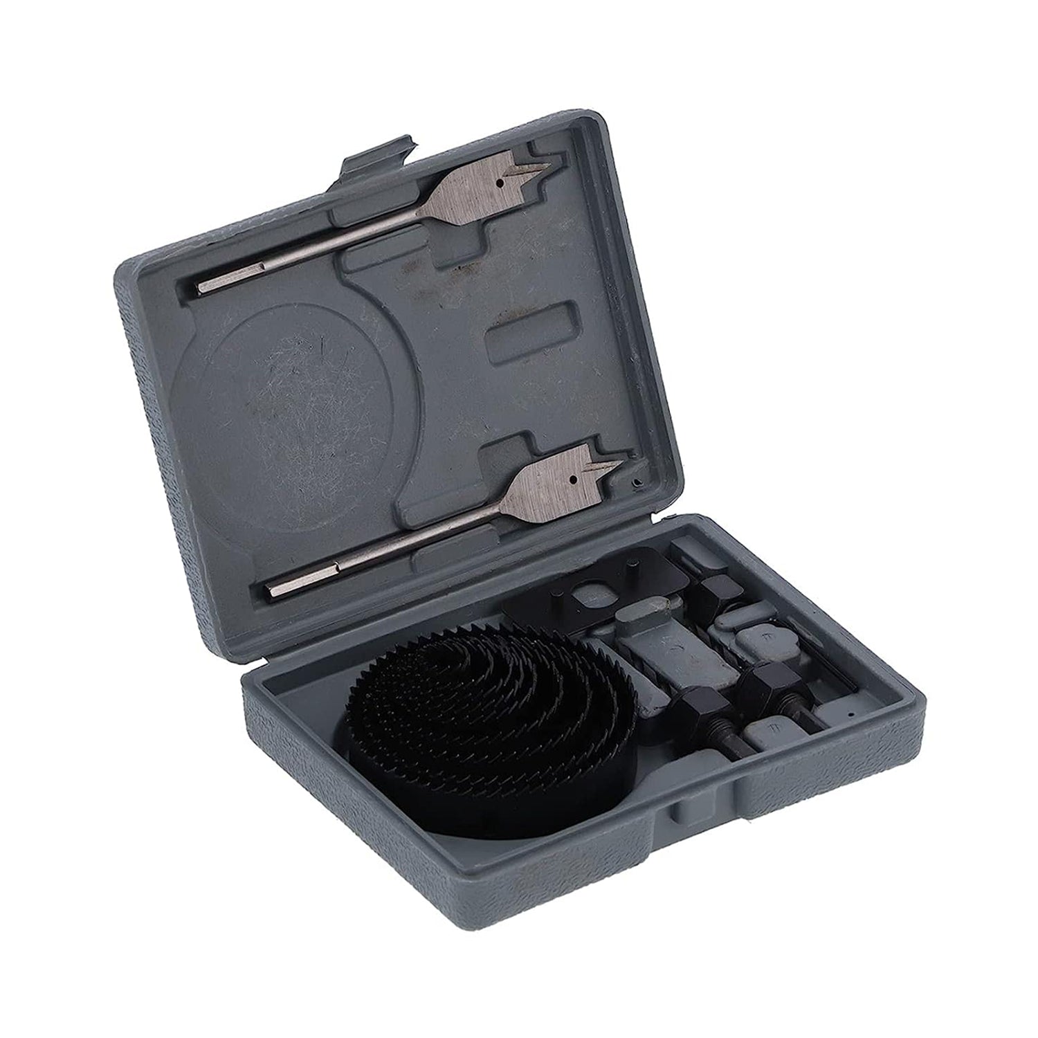 7576 Drill Hole Cutter Carbon Steel High Accuracy Incisive Hole Saw For Cutting Pcv For Cutting Plastic For Cutting Wood Hole Saw Kit (18 Pcs Set) 7576 Drill Hole Cutter Carbon Steel High Accuracy Incisive Hole Saw For Cutting Pcv For Cutting Plastic For Cutting Wood Hole Saw Kit (18 Pcs Set)